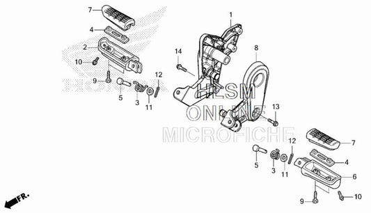 Honda Monkey Rearsets 2022 - 2024