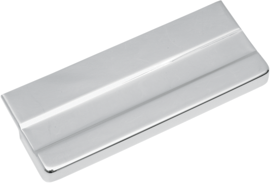 DRAG SPECIALTIES Harley Davidson battery top cover, black plastic, designed for model 13108, with a smooth finish and secure fit.