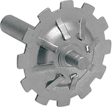 Drag Specialties clutch pushrod end for Big Twin motorcycle, part #370186-BC3, shown on a clean background.