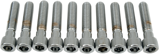 Drag Specialties MPB241 coarse-thread socket-head bolts, 3/8-16 x 1-3/4 inch, pack of individual sizes for motorcycle repairs.