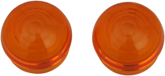 DRAG SPECIALTIES, Drag Specialties Replacement Amber Lens for Marker Lights - Part 20-6589AL-HC3