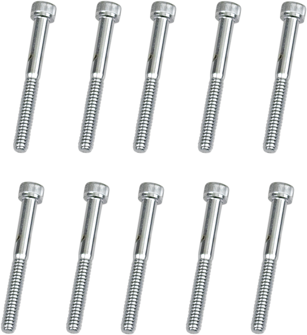 DRAG SPECIALTIES MPB198 socket-head bolts pack, #10-24 x 1-3/4 inches, for custom motorcycle repairs and maintenance.
