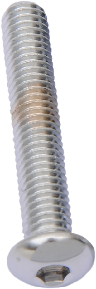Set of five Drag Specialties MPB833 button head replacement bolts, 3/8-inch by 2-1/4 inches, for motorcycle repairs.