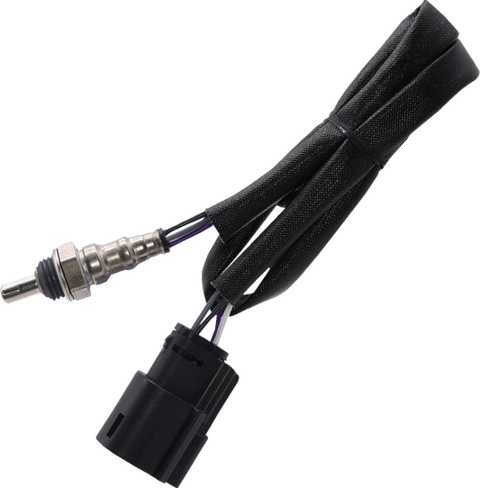 DRAG SPECIALTIES oxygen sensor 932-14063 for 4-W direct fit applications, showing the sensor with wiring and metal body