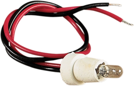 DRAG SPECIALTIES rubber socket and bulb replacement for mini speedometers and tachometers, model 21-6800-BC101.
