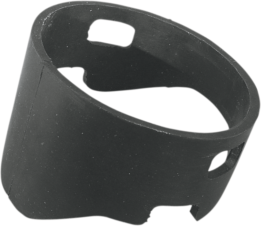 DRAG SPECIALTIES rubber speedometer support for Softail motorcycle, part 74529, with black rubber construction and mounting bracket