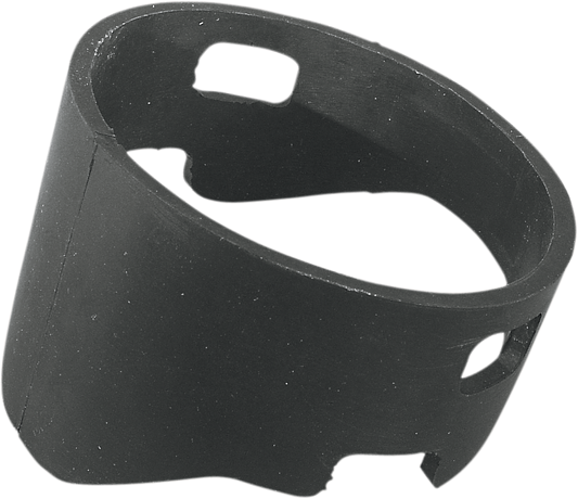 DRAG SPECIALTIES rubber speedometer support for Softail motorcycle, part 74529, with black rubber construction and mounting bracket