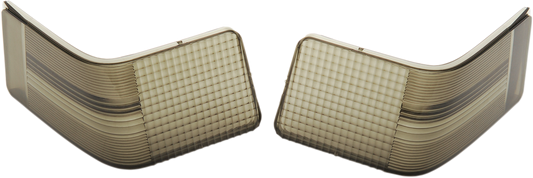Smoke taillight and brake lens kit for motorcycles by Drag Specialties, includes lens and mounting components.