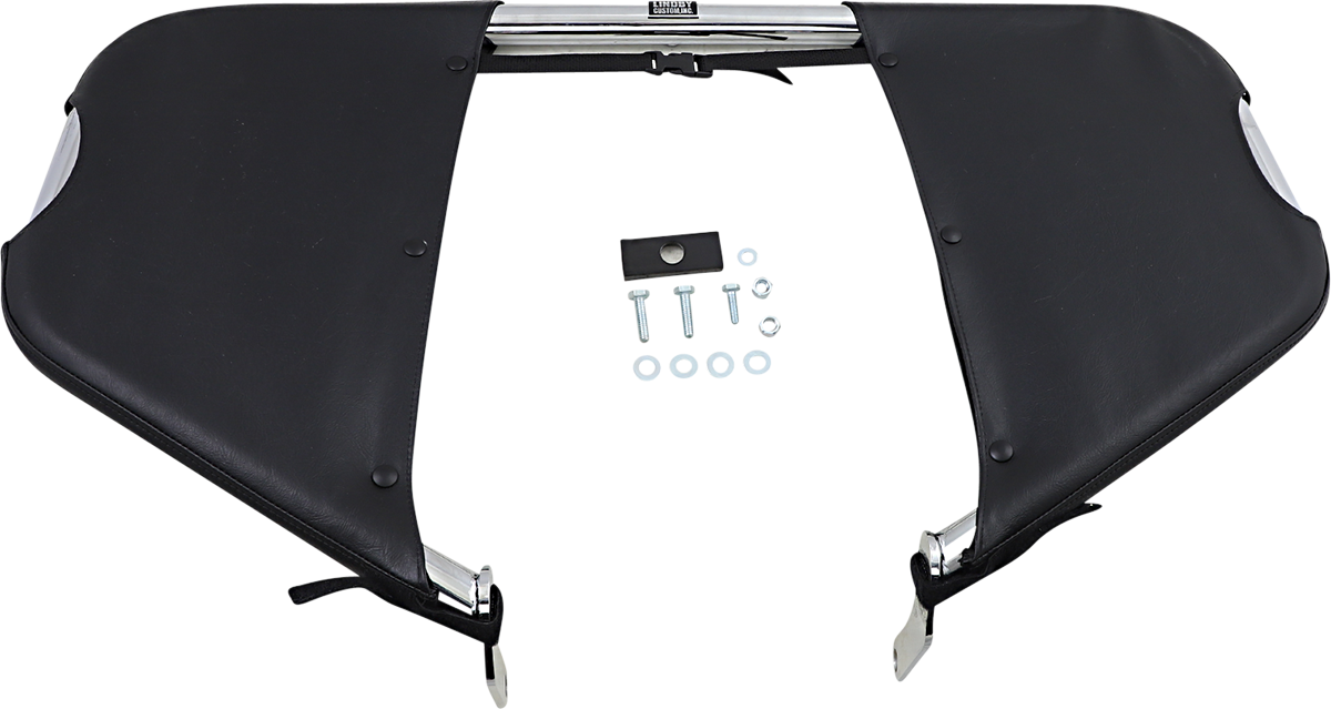 Drag Specialties Seats lowers, plain style, designed for FL motorcycles, showcasing the sleek, low-profile seat modification.