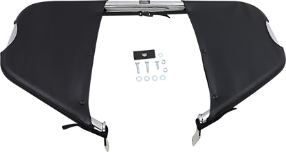 Drag Specialties Seats lowers, plain style, designed for FL motorcycles, showcasing the sleek, low-profile seat modification.