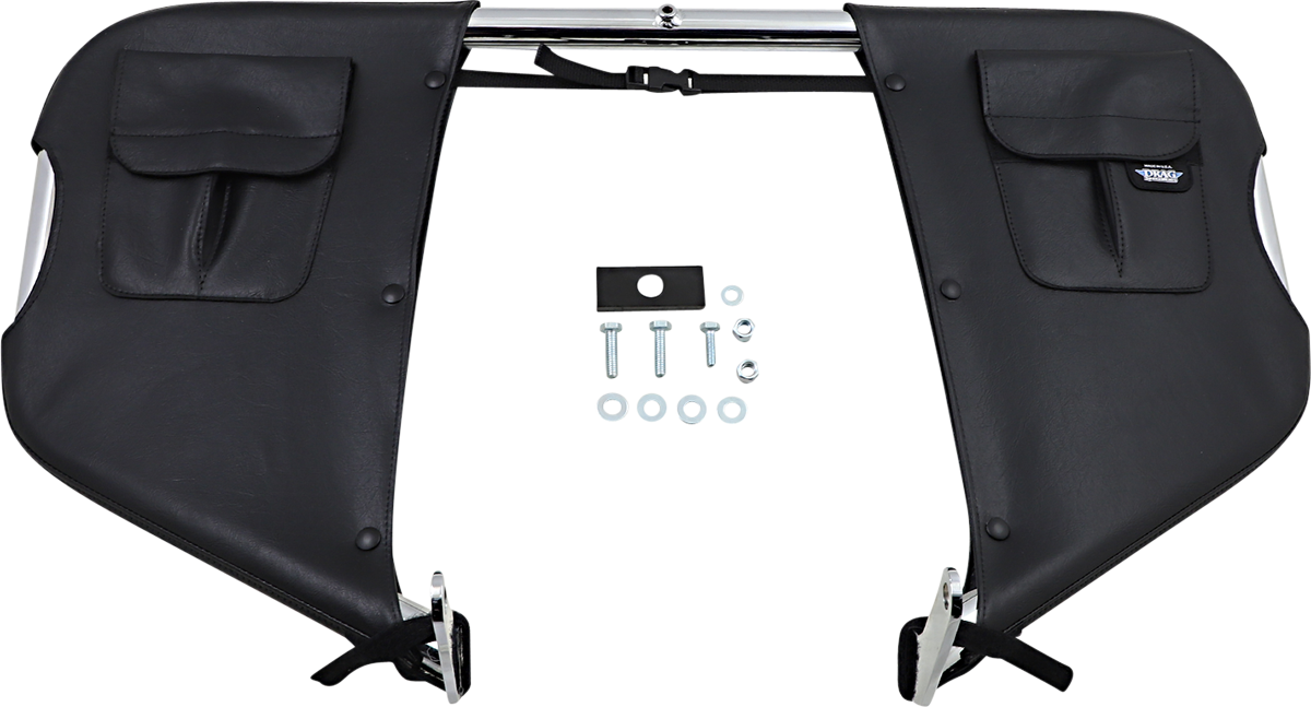 Drag Specialties Seats Lowers in plain design for FL motorcycles, providing a sleek, low-profile seat upgrade.