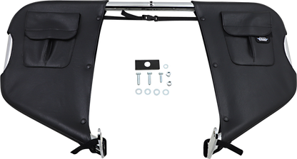 Drag Specialties Seats Lowers in plain design for FL motorcycles, providing a sleek, low-profile seat upgrade.