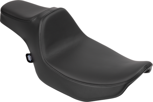Drag Specialties Predator III Extended Reach Seat for FLT/FLH 2023-2025, showing the comfortable, contoured motorcycle seat design.