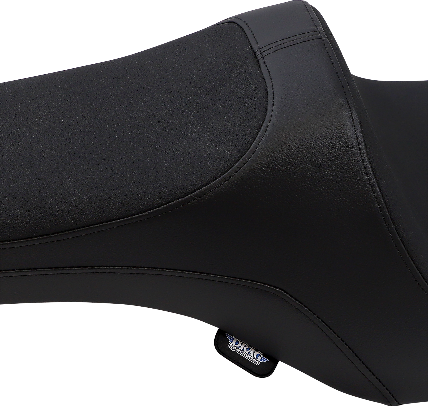 Black Predator III Slip Stop seat by Drag Specialties for Harley-Davidson FLH/FLT '08-'23, part number 4667.