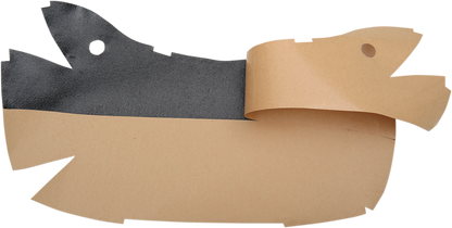 Black saddlebag lining kit for Harley FL models 2014-2022 by Drag Specialties Seats, part number 3501-0943.
