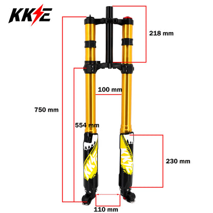 KKE 35MM Upgraded 5.5 Version Front Suspension Fork Fit Surron Light Bee, E-Ride Pro-SS, Talaria Sting MX3/MX4/R (Collective) - Howling Moto