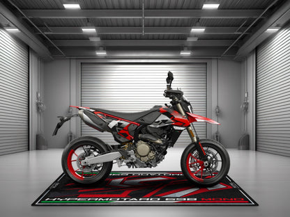 Designed Pit Mat for Ducati Hypermotard 698 Mono RVE Motorcycle - MM4105 - Howling Moto