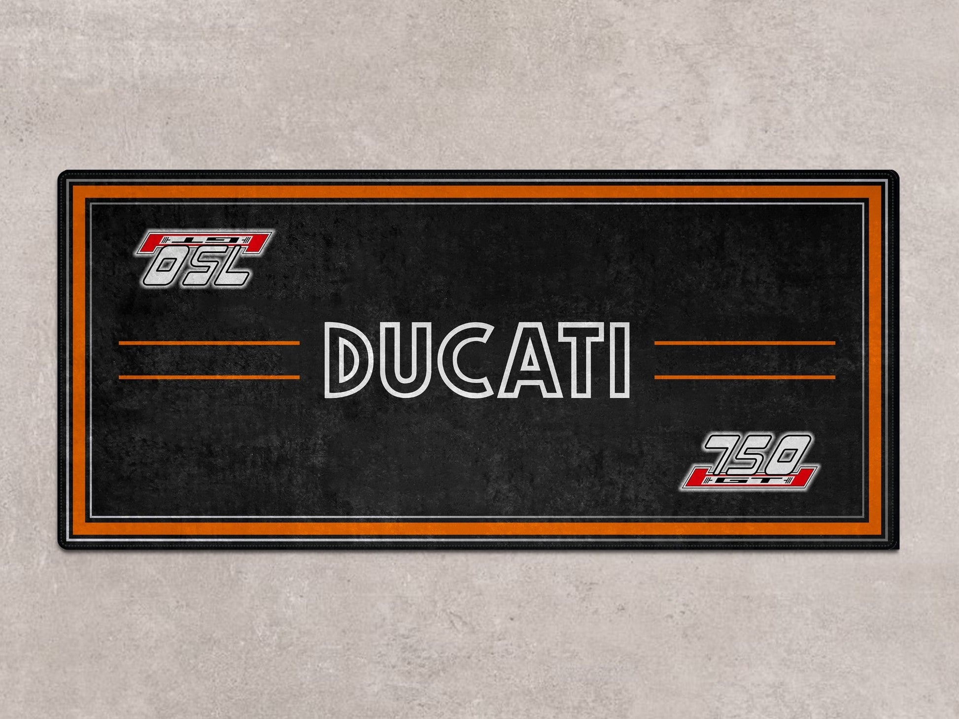 Designed Pit Mat for Ducati 750 GT 1973 Motorcycle - MM7203 - Howling Moto