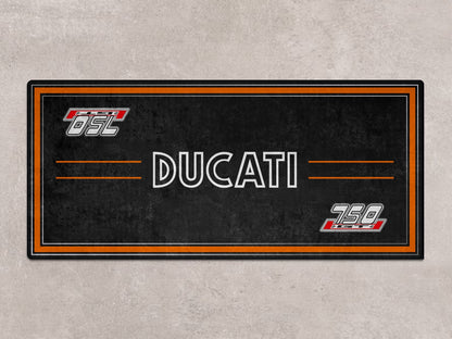 Designed Pit Mat for Ducati 750 GT 1973 Motorcycle - MM7203 - Howling Moto