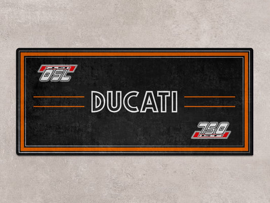 Designed Pit Mat for Ducati 750 GT 1973 Motorcycle - MM7203 - Howling Moto
