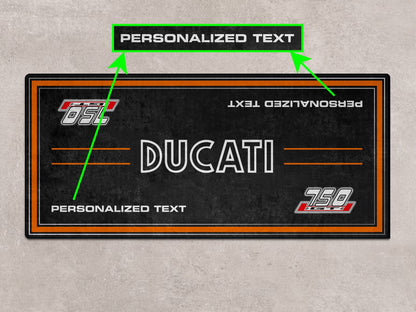 Designed Pit Mat for Ducati 750 GT 1973 Motorcycle - MM7203 - Howling Moto