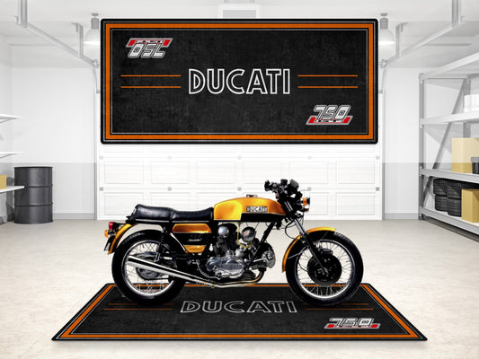 MPM Motorcycle Mat for Ducati 750 GT 1973 - MM7203 - Howling Moto