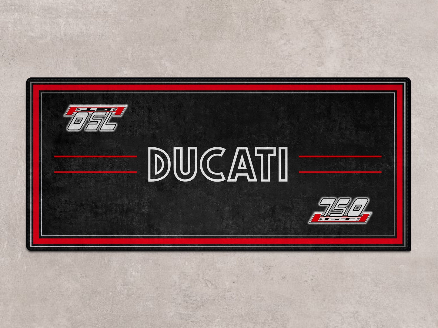 Designed Pit Mat for Ducati 750 GT 1973 Motorcycle - MM7203 - Howling Moto