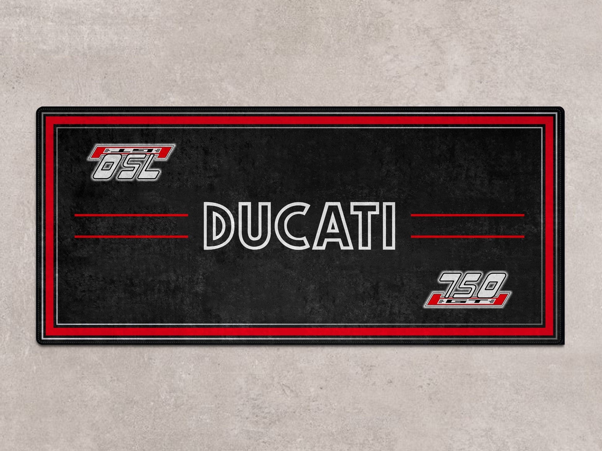 Designed Pit Mat for Ducati 750 GT 1973 Motorcycle - MM7203 - Howling Moto