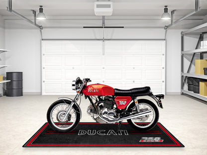 Designed Pit Mat for Ducati 750 GT 1973 Motorcycle - MM7203 - Howling Moto