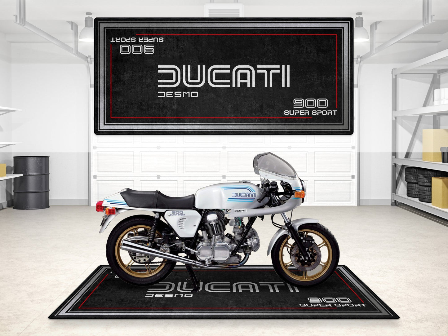 MPM Motorcycle Mat for Ducati 900 SS Super Sport - MM7202 - Howling Moto