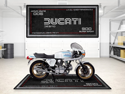 Designed Pit Mat for Ducati 900 SS Super Sport Motorcycle - MM7202 - Howling Moto