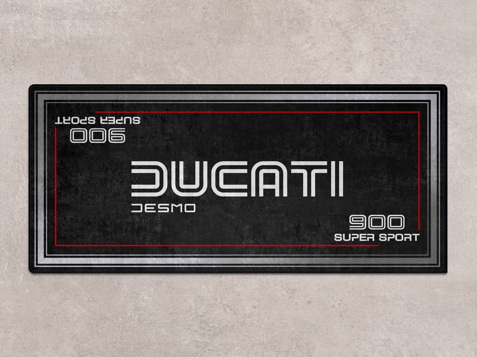 Designed Pit Mat for Ducati 900 SS Super Sport Motorcycle - MM7202 - Howling Moto