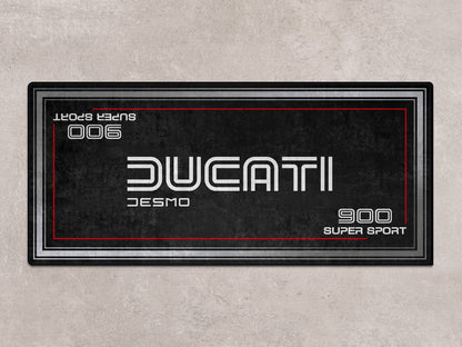 Designed Pit Mat for Ducati 900 SS Super Sport Motorcycle - MM7202 - Howling Moto