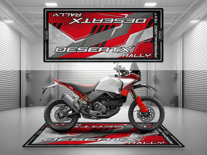 Motorcycle Mat for Ducati DesertX Rally Motorcycle - MM4104 - Howling Moto