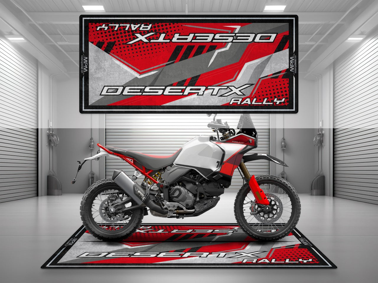 MPM Motorcycle Mat for Ducati DesertX Rally - MM4104 - Howling Moto