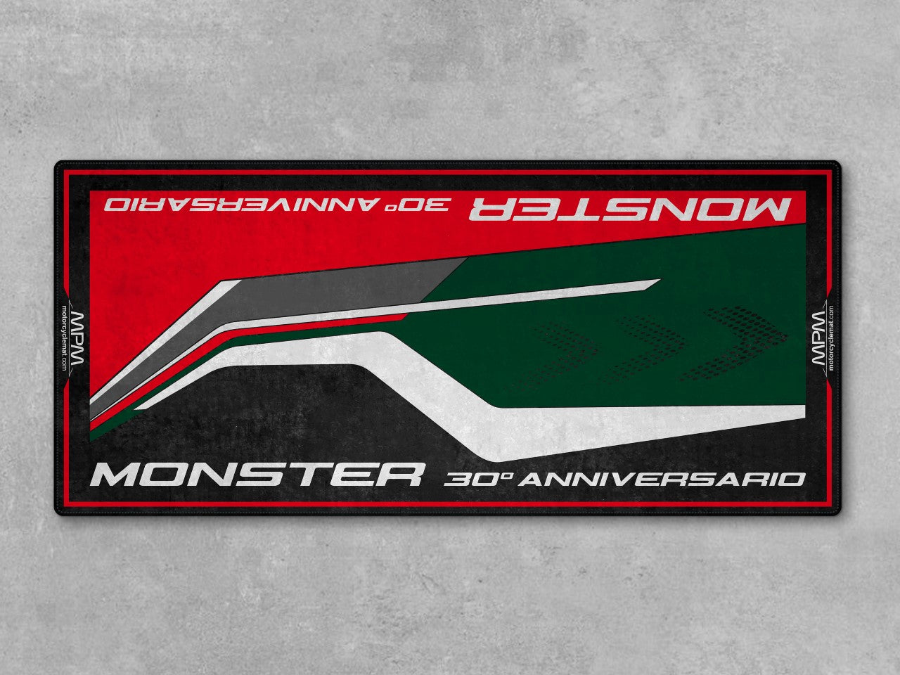 Motorcycle Mat for Ducati Monster 30th Anniversario Motorcycle - MM4106 - Howling Moto