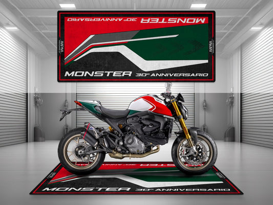 MPM Motorcycle Mat for Ducati Monster 30th Anniversario - MM4106 - Howling Moto