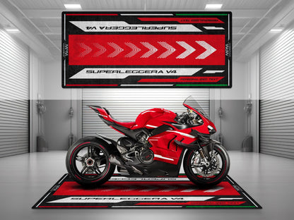 Motorcycle Mat for Ducati Superleggera V4 Motorcycle - MM4117 - Howling Moto