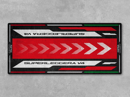 Motorcycle Mat for Ducati Superleggera V4 Motorcycle - MM4117 - Howling Moto