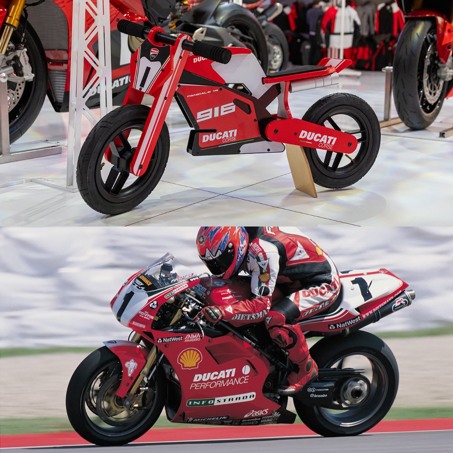 Kiddimoto Ducati 916 Balance Bike – Licensed Kids Balance Bike