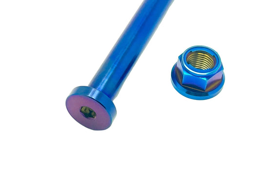 Titanium Rear Axle and Nut - E-Ride Pro SS 2.0 (Two pcs) - Howling Moto