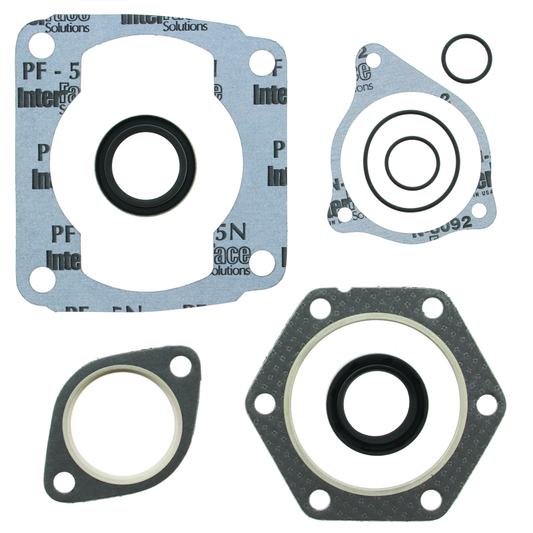 QuadBoss gasket set with oil seals for Polaris Big Boss 250 4x6 (89-92) engine repair, includes complete gaskets and sealing components.