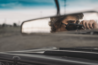 100% Glendale Sunglasses - Black - Smoke 60011-00000 - Howling Moto