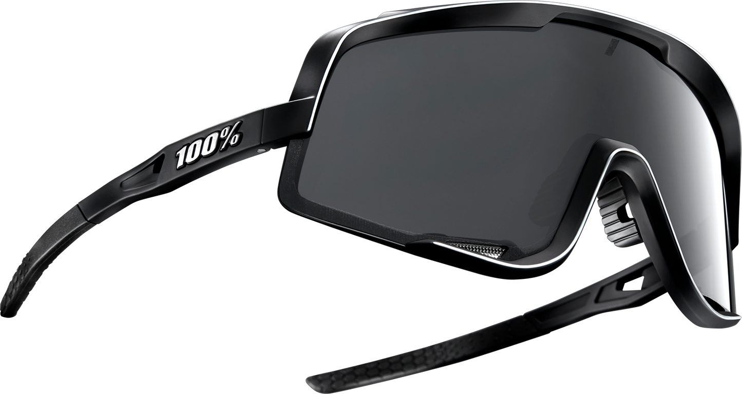 100% Glendale Sunglasses - Black - Smoke 60011-00000 - Howling Moto