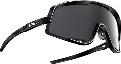 100% Glendale Sunglasses - Black - Smoke 60011-00000 - Howling Moto