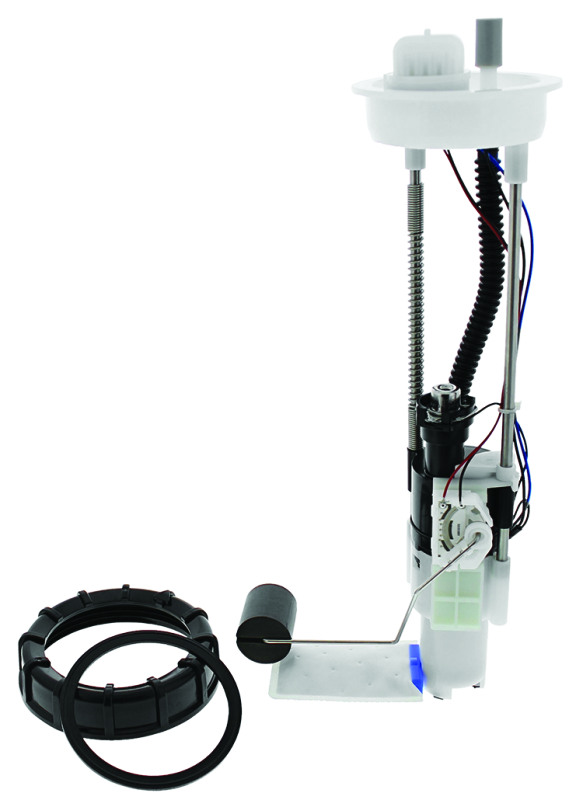 QuadBoss fuel pump module for Polaris Scrambler 850 HO (2013-2014) with part number 401273, showing the complete assembly.