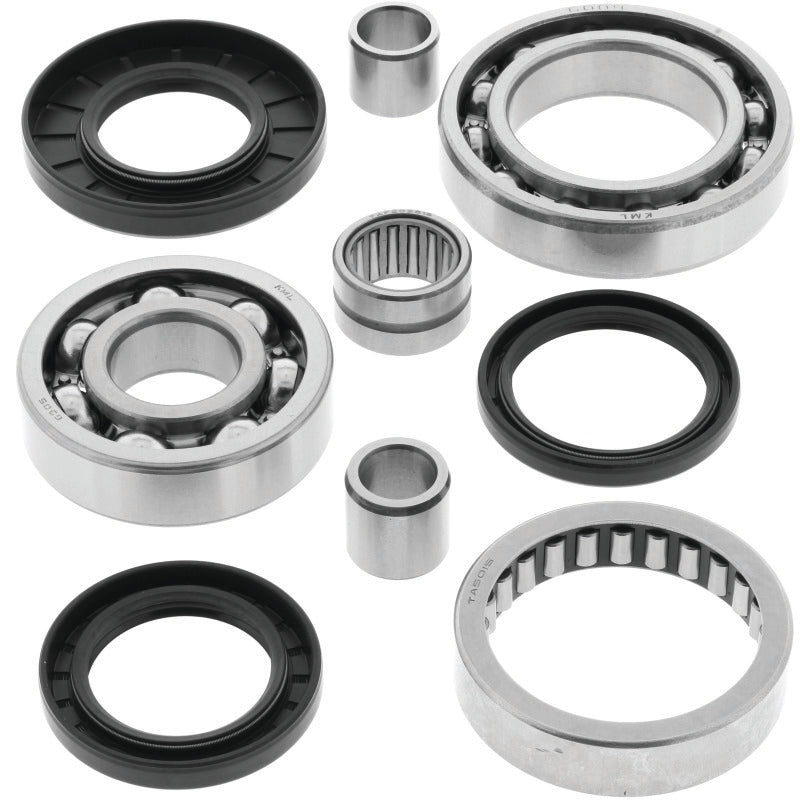 QuadBoss rear differential bearing and seal kit for Kawasaki KVF300 and KVF400 Prairie models, includes bearings and seals.