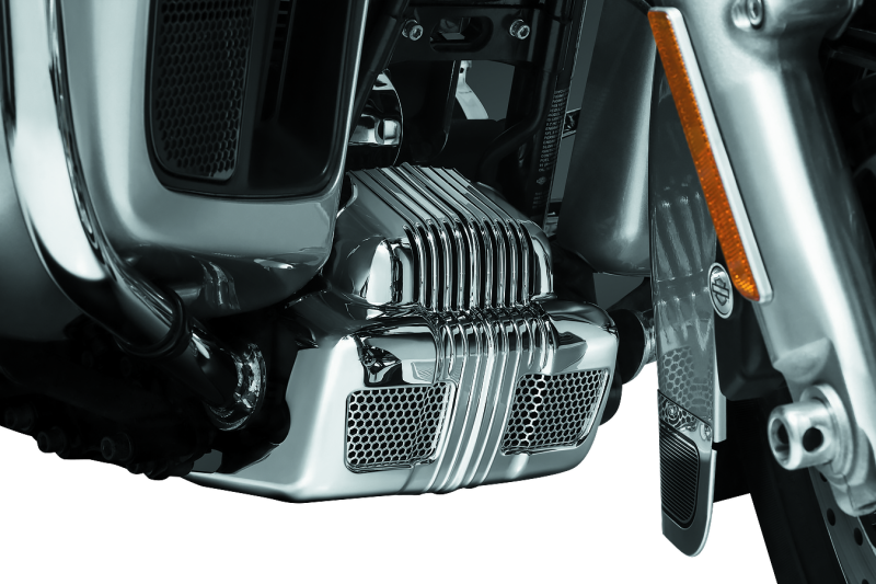 Kuryakyn, Kuryakyn Coolant Pump Cover for Harley Davidson Touring Models 2014-2016 in Chrome Part #7677
