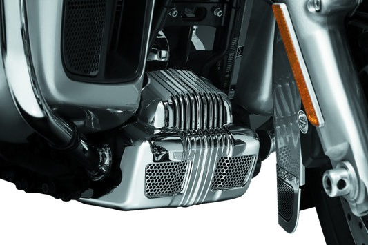 Kuryakyn, Kuryakyn Coolant Pump Cover for Harley Davidson Touring Models 2014-2016 in Chrome Part #7677