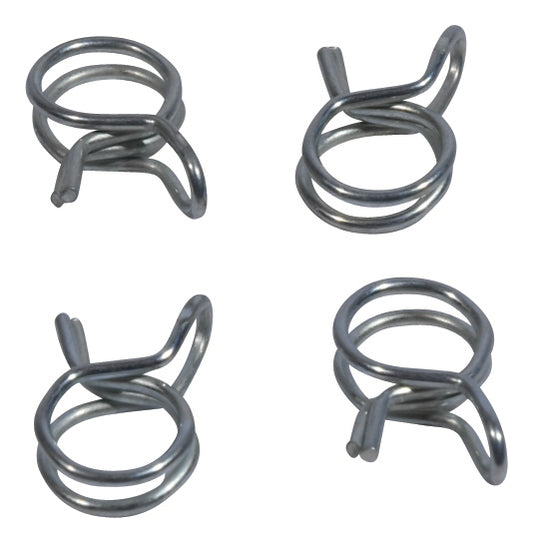 ALL BALLS Hose Clamps Refill Kit 4-pack for secure hose connections, includes durable clamps for reliable sealing.
